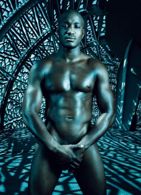 black sportsman naked