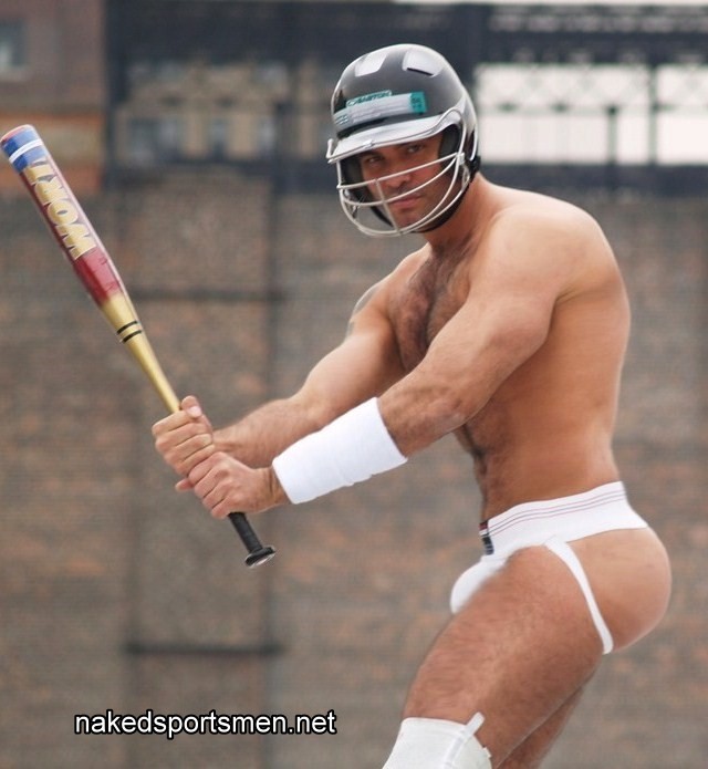 Baseball player hairy hunk naked