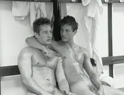 Two French muscle guys naked